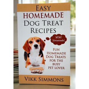 Easy Homemade Dog Treat Recipes Vikk Simmons Biscuits Cookies 2014